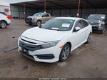 2017 Honda Civic Lx White vin: 19XFC2F50HE007646