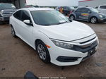 2017 Honda Civic Lx White vin: 19XFC2F50HE007646