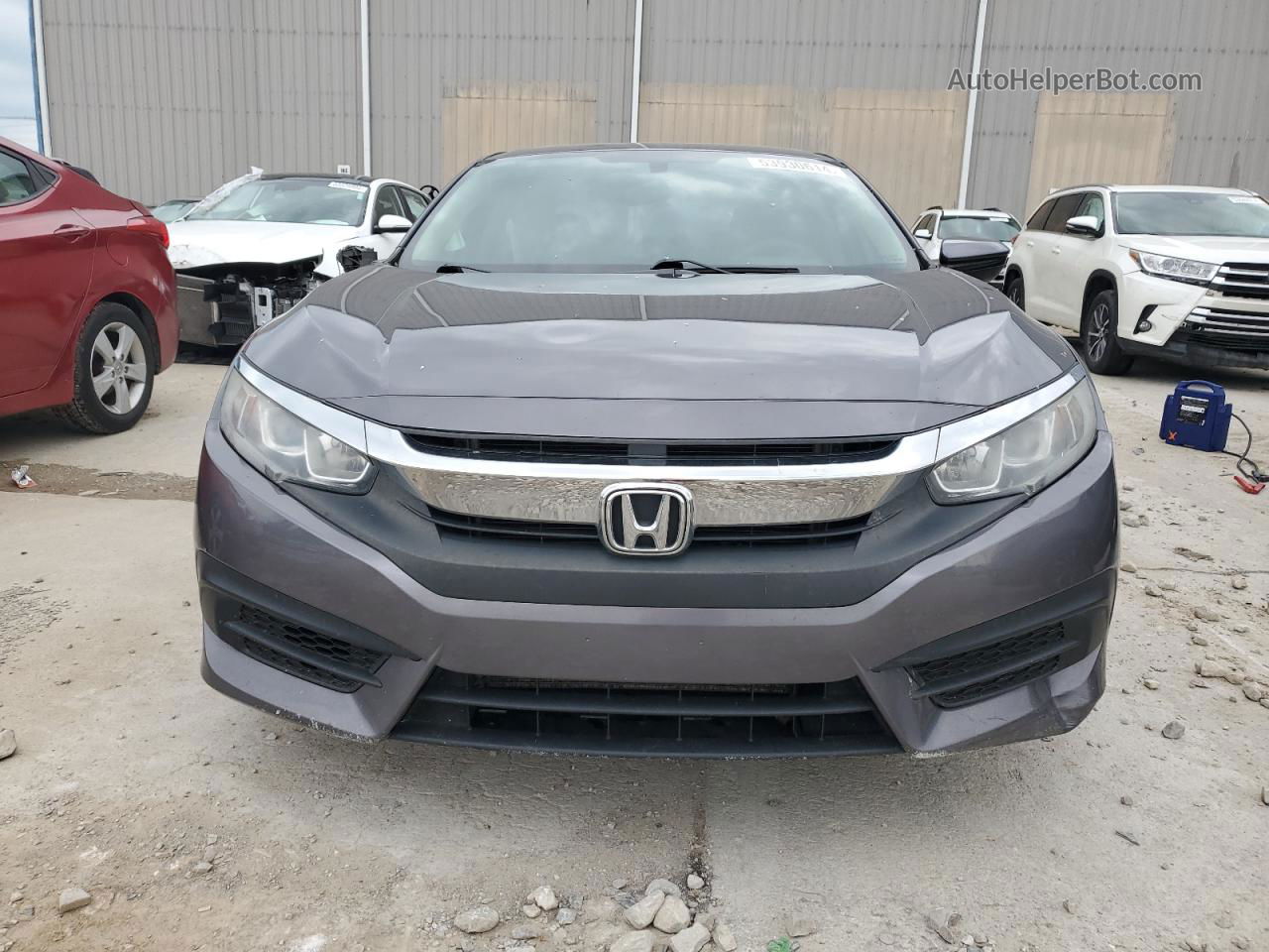 2017 Honda Civic Lx Gray vin: 19XFC2F50HE035964