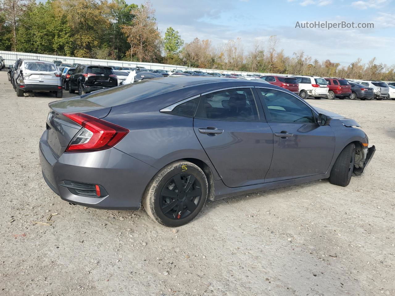 2017 Honda Civic Lx Charcoal vin: 19XFC2F50HE041005