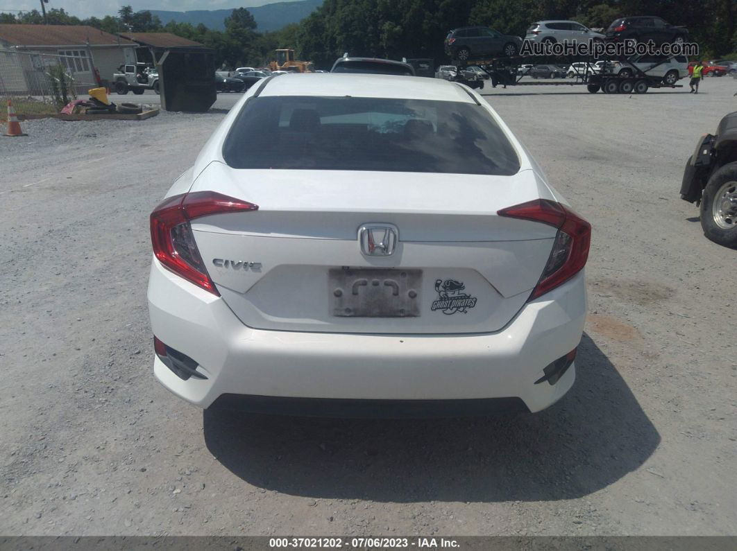 2017 Honda Civic Sedan Lx White vin: 19XFC2F50HE049427