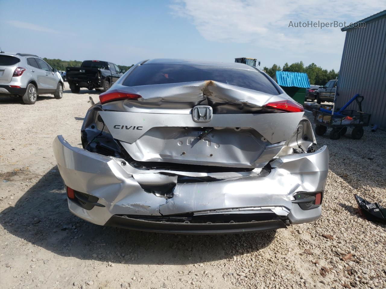 2017 Honda Civic Lx Silver vin: 19XFC2F50HE063411