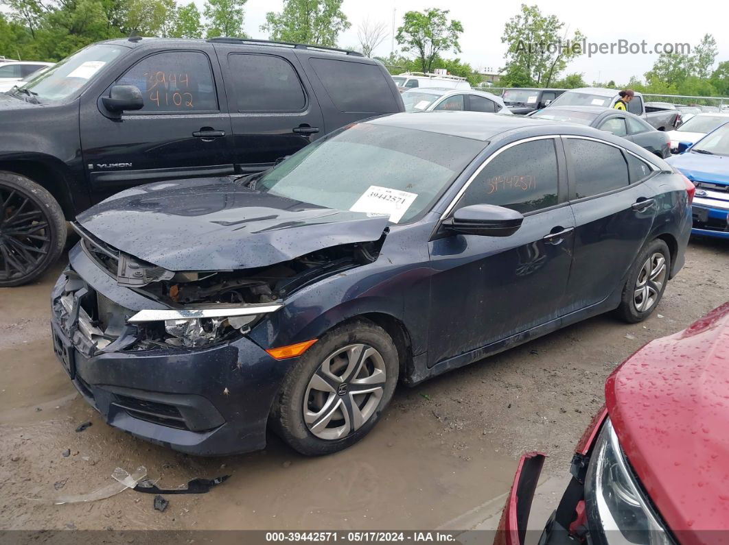 2017 Honda Civic Lx Gray vin: 19XFC2F50HE078605