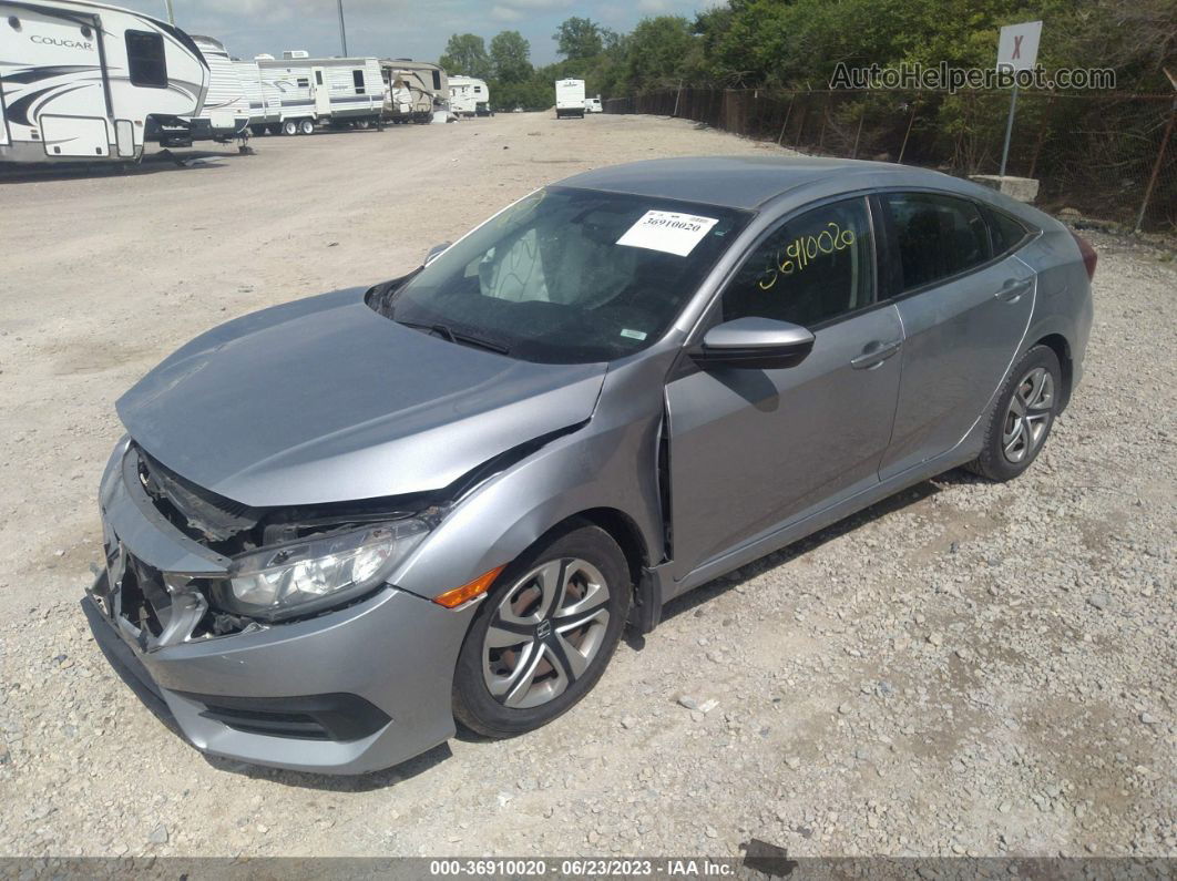 2016 Honda Civic Sedan Lx Silver vin: 19XFC2F51GE003510