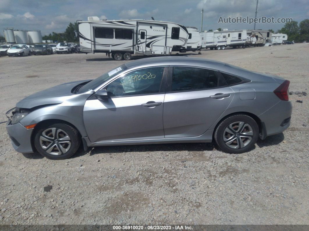 2016 Honda Civic Sedan Lx Silver vin: 19XFC2F51GE003510