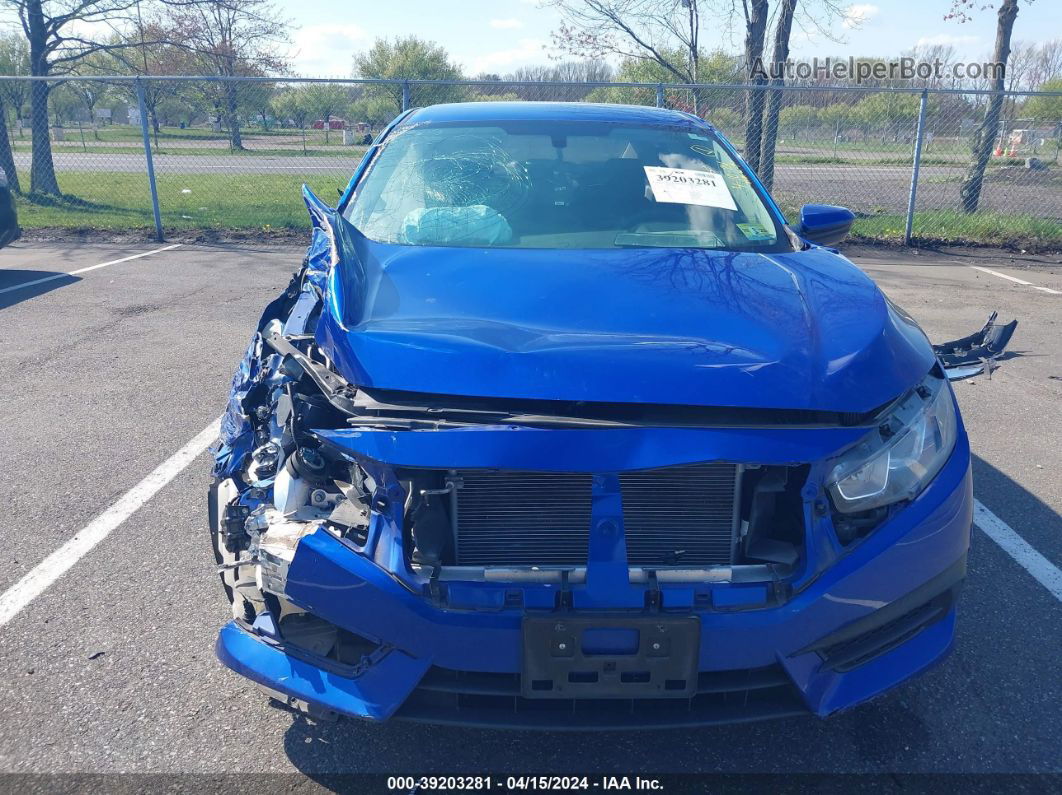 2016 Honda Civic Lx Blue vin: 19XFC2F51GE203898