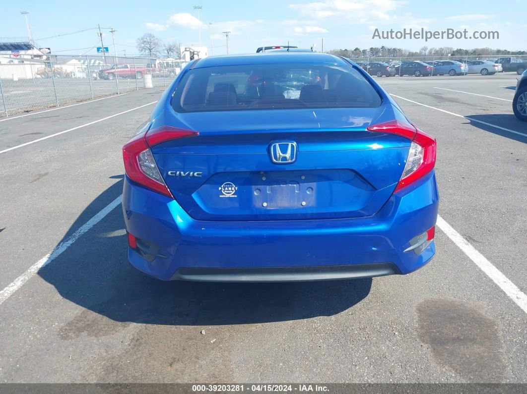 2016 Honda Civic Lx Blue vin: 19XFC2F51GE203898
