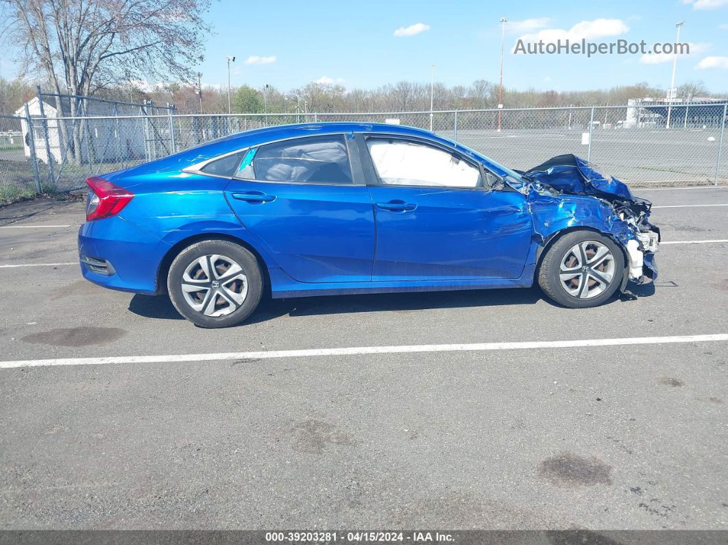2016 Honda Civic Lx Blue vin: 19XFC2F51GE203898