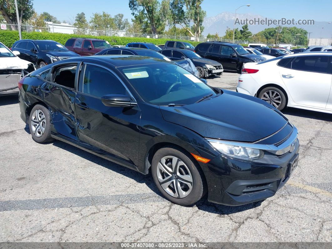 2016 Honda Civic Sedan Lx Black vin: 19XFC2F51GE243785