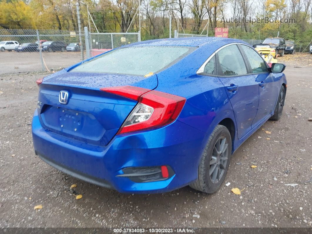 2017 Honda Civic Lx Blue vin: 19XFC2F51HE029669