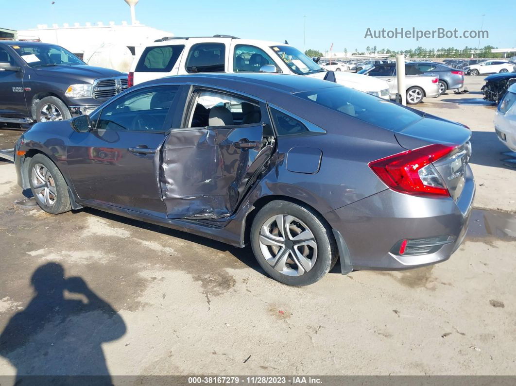 2017 Honda Civic Lx Gray vin: 19XFC2F51HE052076