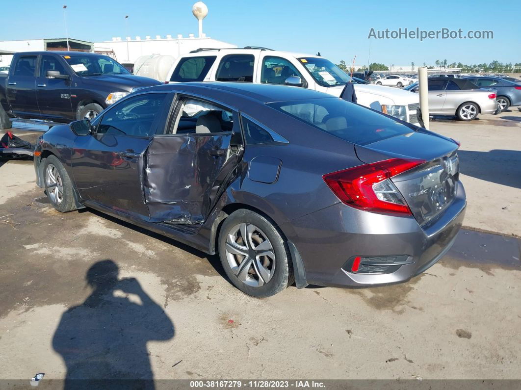 2017 Honda Civic Lx Gray vin: 19XFC2F51HE052076