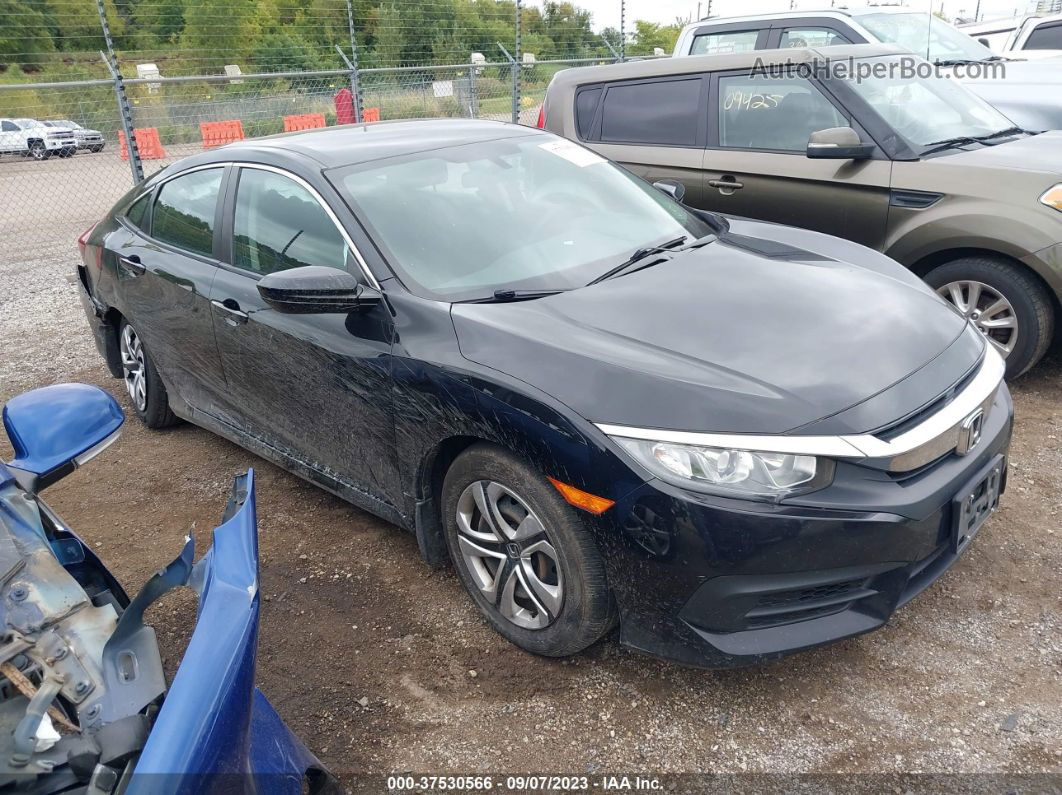 2017 Honda Civic Sedan Lx Black vin: 19XFC2F51HE053003