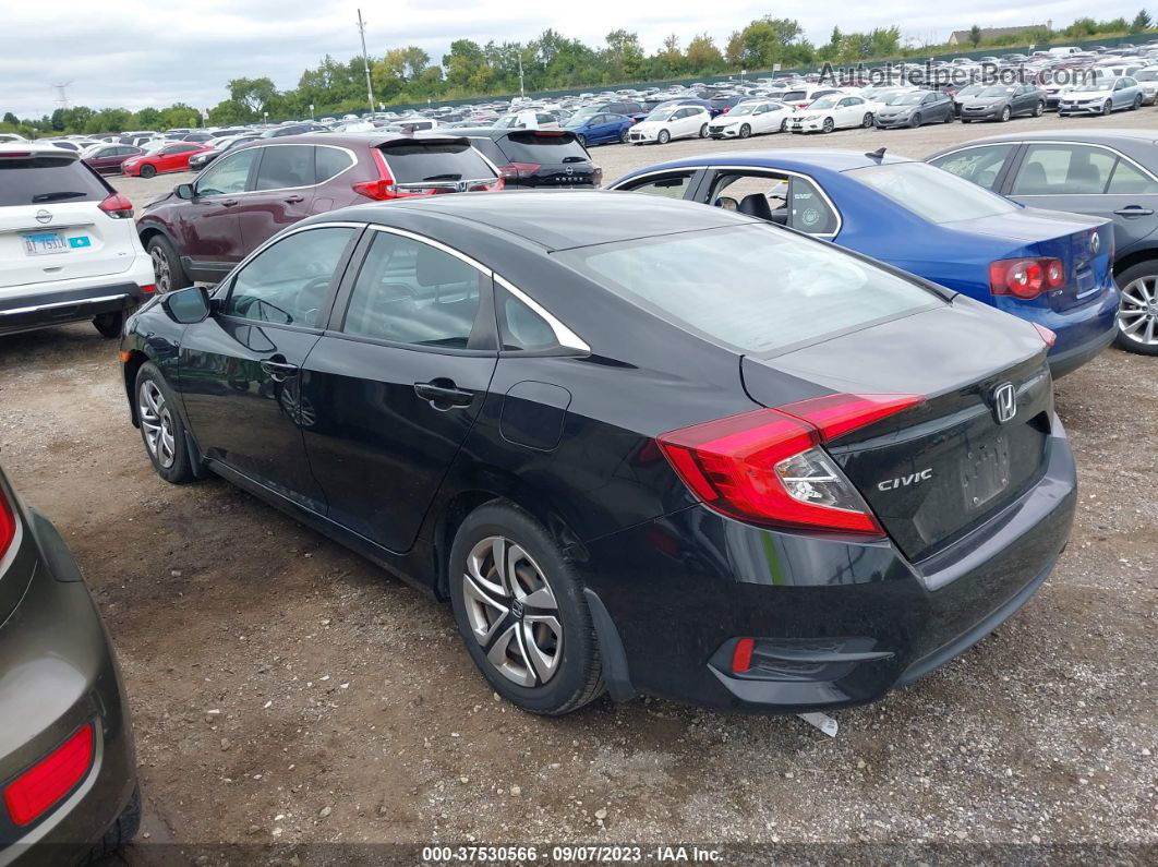 2017 Honda Civic Sedan Lx Black vin: 19XFC2F51HE053003