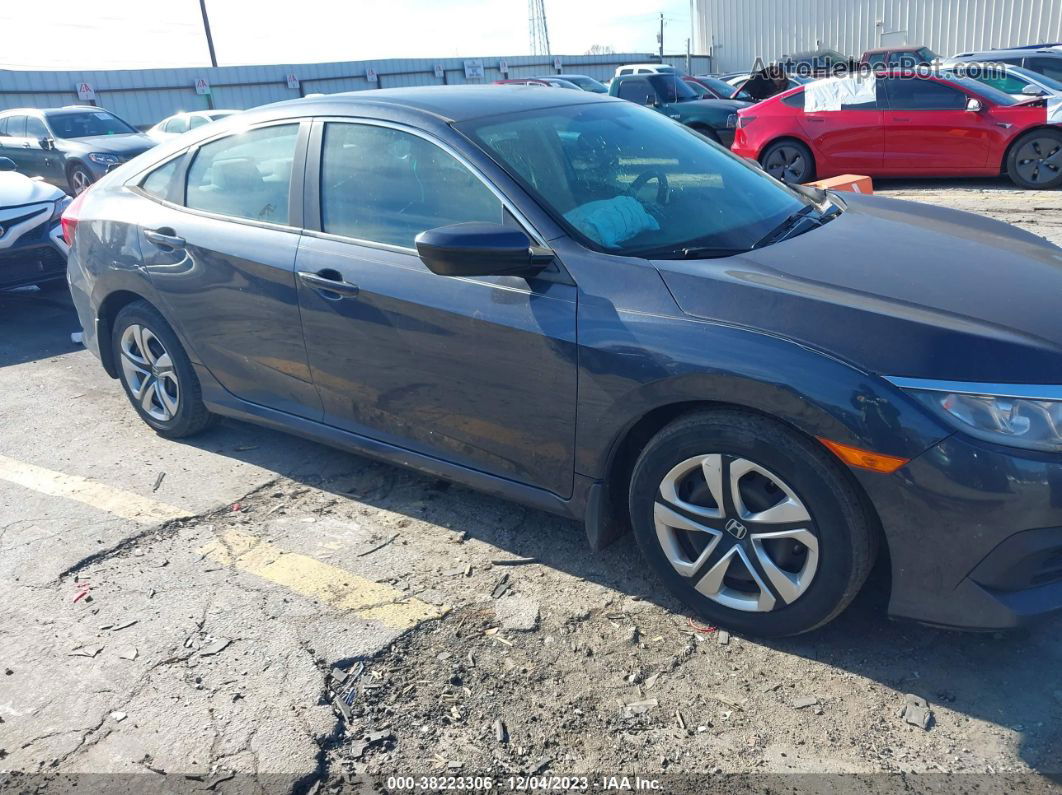 2017 Honda Civic Lx Gray vin: 19XFC2F51HE056810