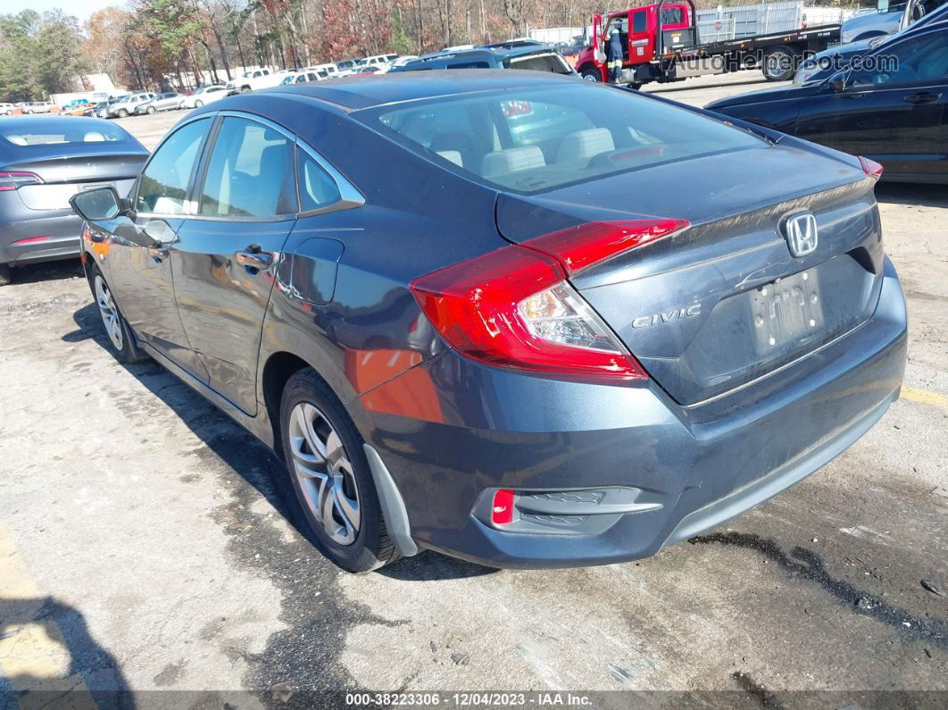 2017 Honda Civic Lx Gray vin: 19XFC2F51HE056810