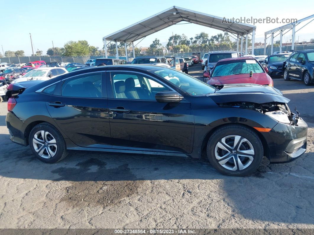 2017 Honda Civic Lx Black vin: 19XFC2F51HE058105