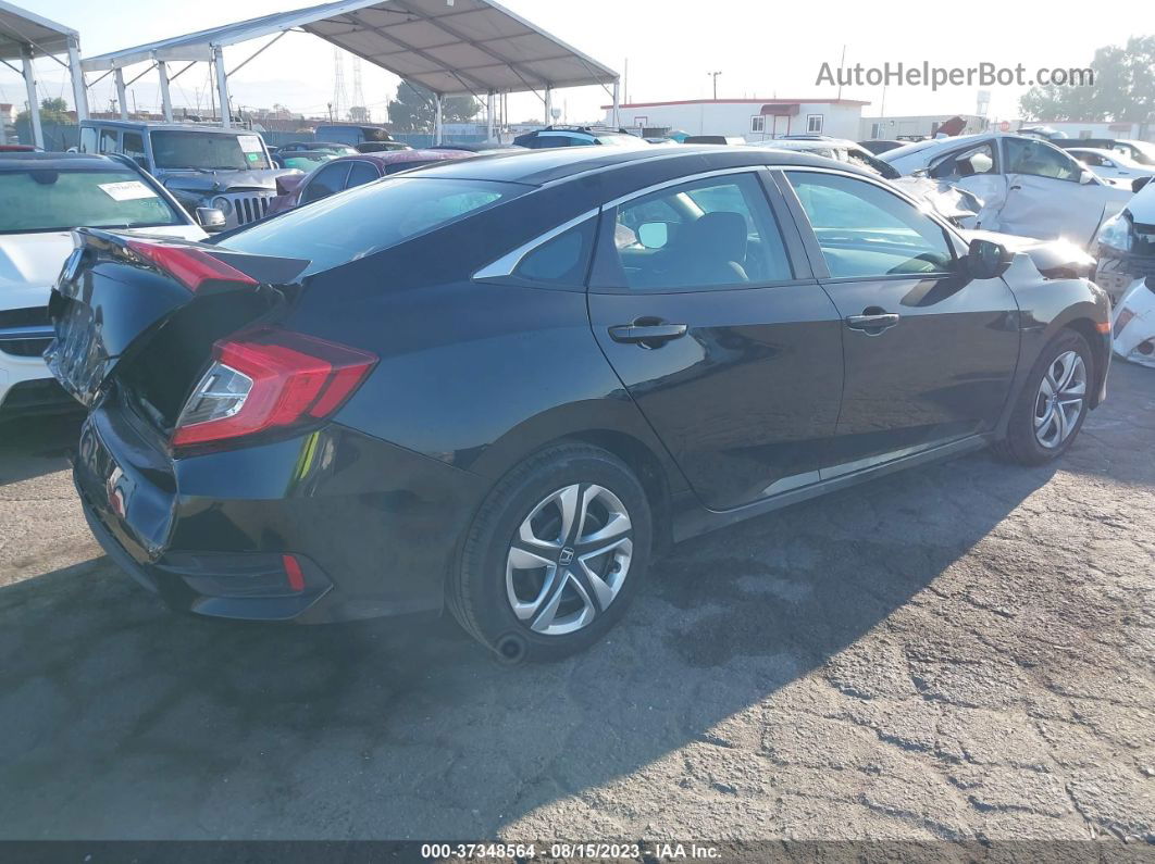 2017 Honda Civic Lx Black vin: 19XFC2F51HE058105