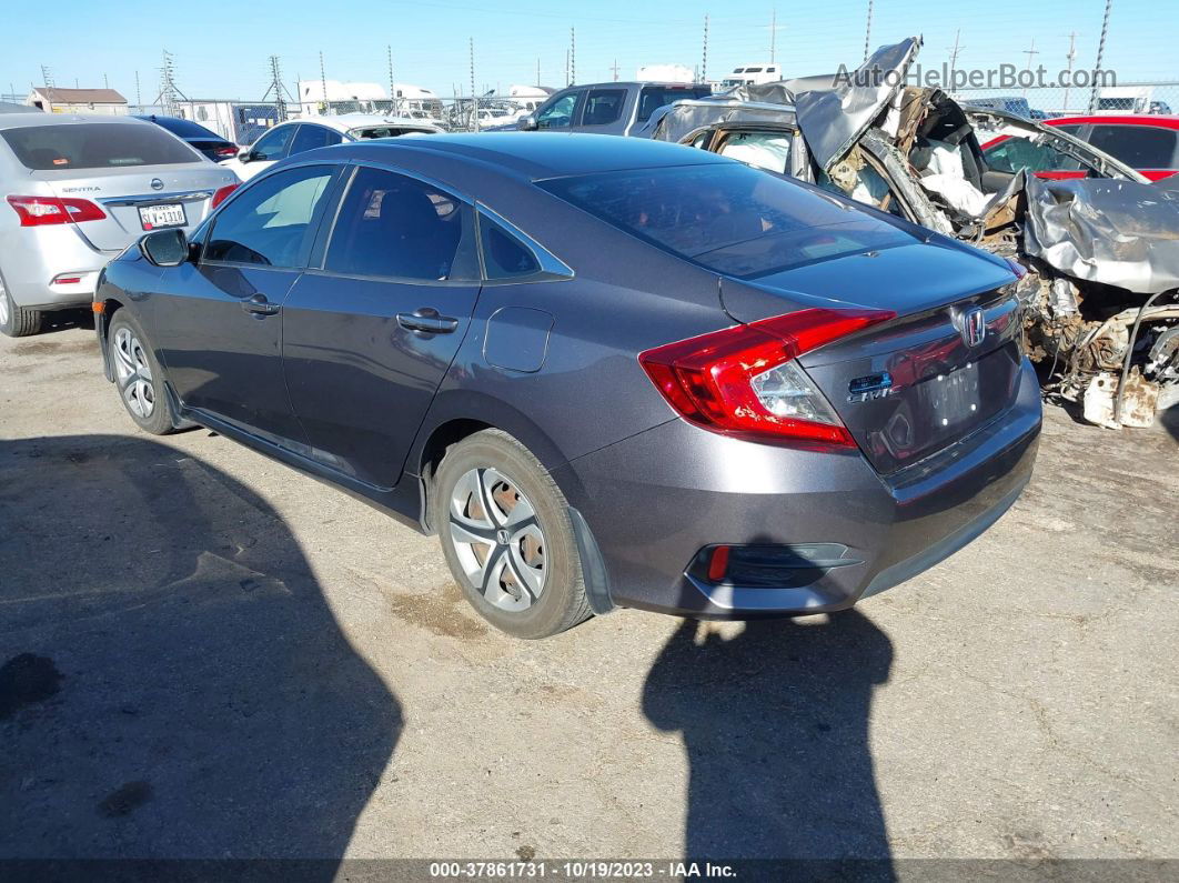 2017 Honda Civic Sedan Lx Gray vin: 19XFC2F51HE068181