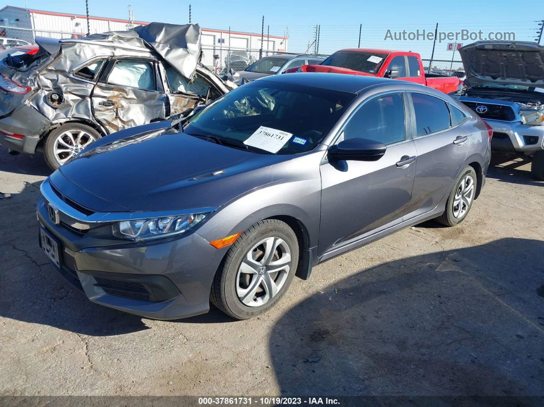 2017 Honda Civic Sedan Lx Gray vin: 19XFC2F51HE068181