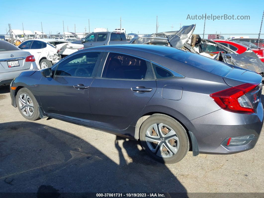 2017 Honda Civic Sedan Lx Gray vin: 19XFC2F51HE068181