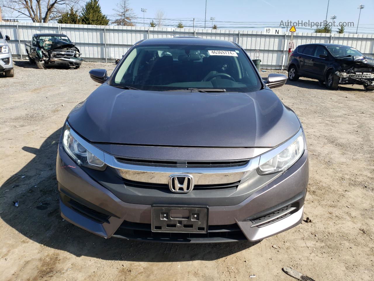 2017 Honda Civic Lx Серый vin: 19XFC2F51HE202476