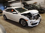 2016 Honda Civic Lx White vin: 19XFC2F52GE054997