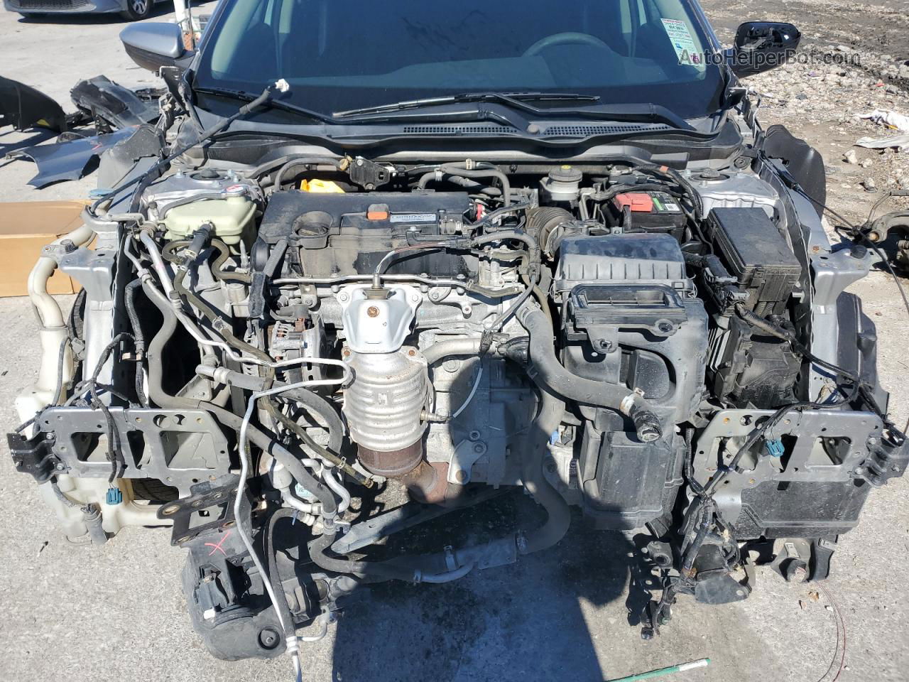 2016 Honda Civic Lx Silver vin: 19XFC2F52GE086266