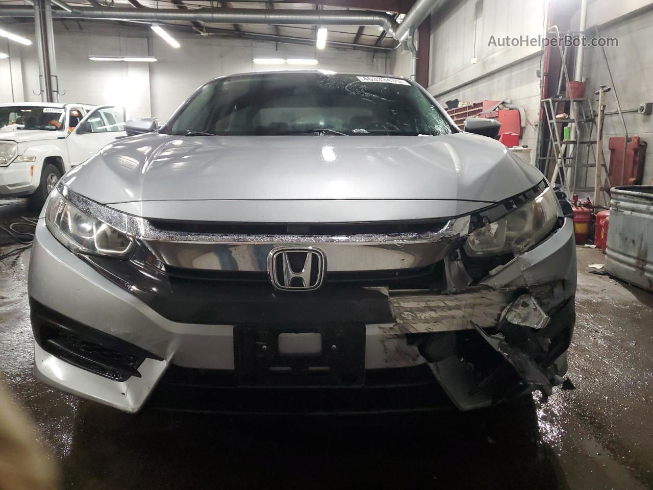 2016 Honda Civic Lx Silver vin: 19XFC2F52GE221035