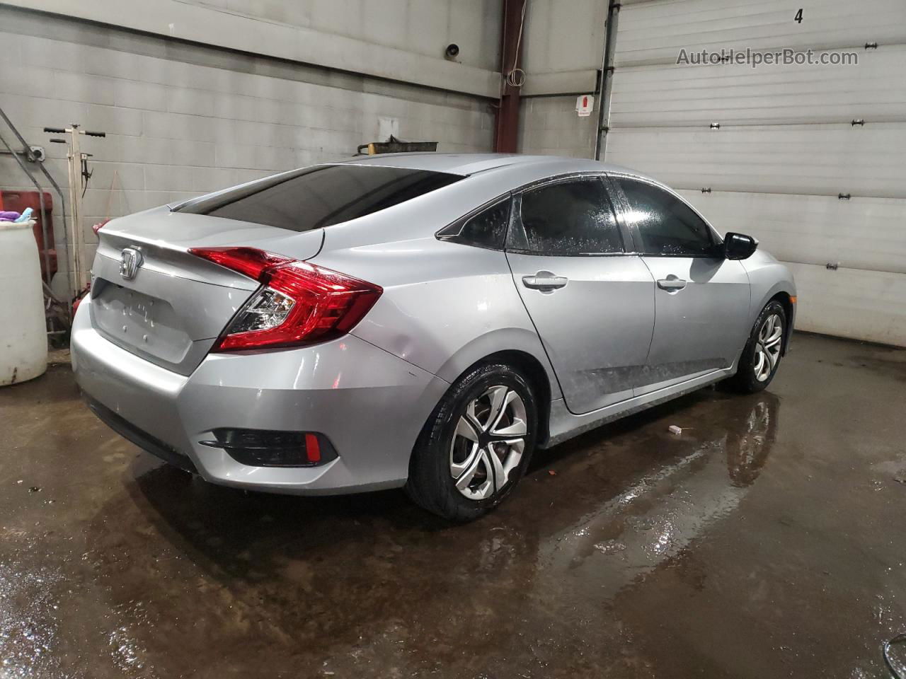 2016 Honda Civic Lx Silver vin: 19XFC2F52GE221035