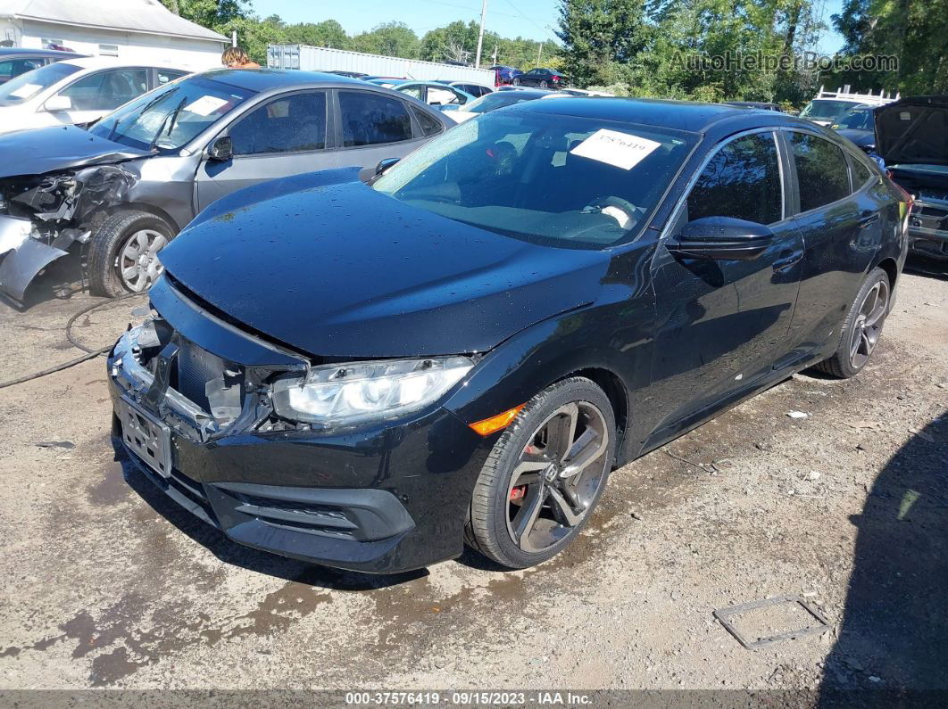 2016 Honda Civic Lx Black vin: 19XFC2F52GE221312