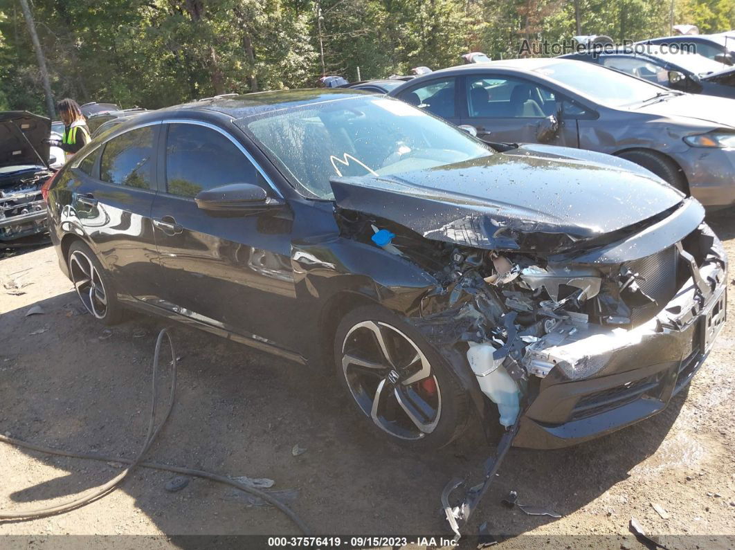 2016 Honda Civic Lx Black vin: 19XFC2F52GE221312