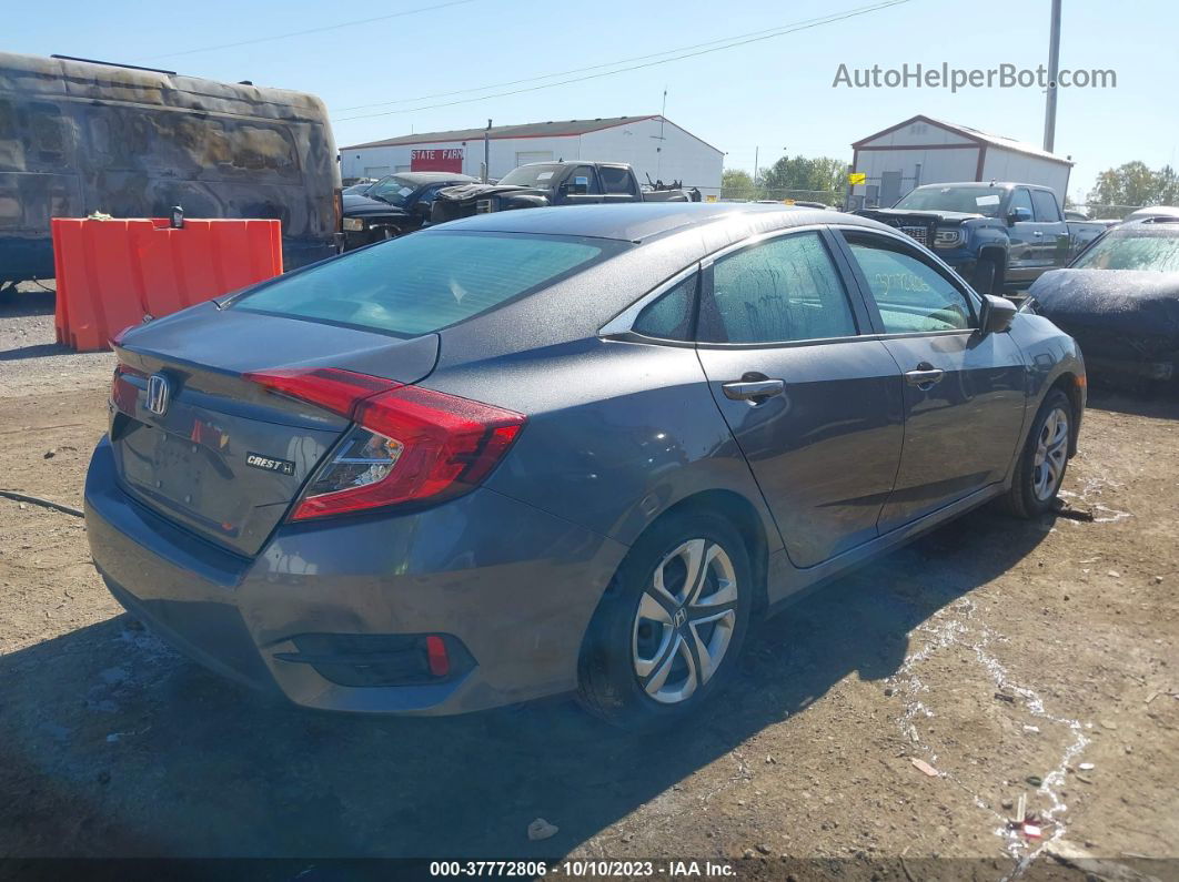 2017 Honda Civic Lx Gray vin: 19XFC2F52HE023671