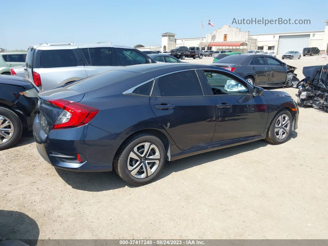 2017 Honda Civic Sedan Lx Dark Blue vin: 19XFC2F52HE077861