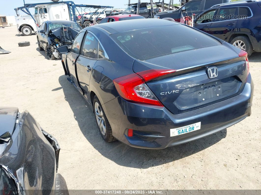 2017 Honda Civic Sedan Lx Dark Blue vin: 19XFC2F52HE077861