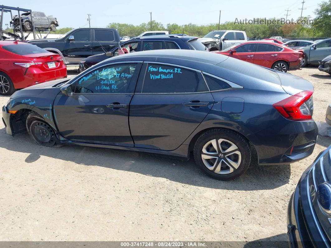 2017 Honda Civic Sedan Lx Dark Blue vin: 19XFC2F52HE077861