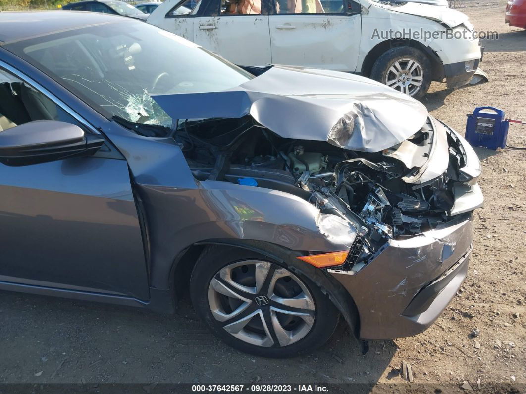 2017 Honda Civic Sedan Lx Gray vin: 19XFC2F52HE229119