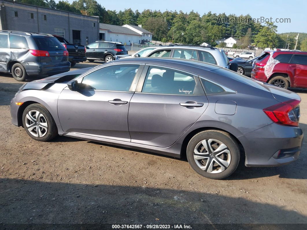 2017 Honda Civic Sedan Lx Gray vin: 19XFC2F52HE229119