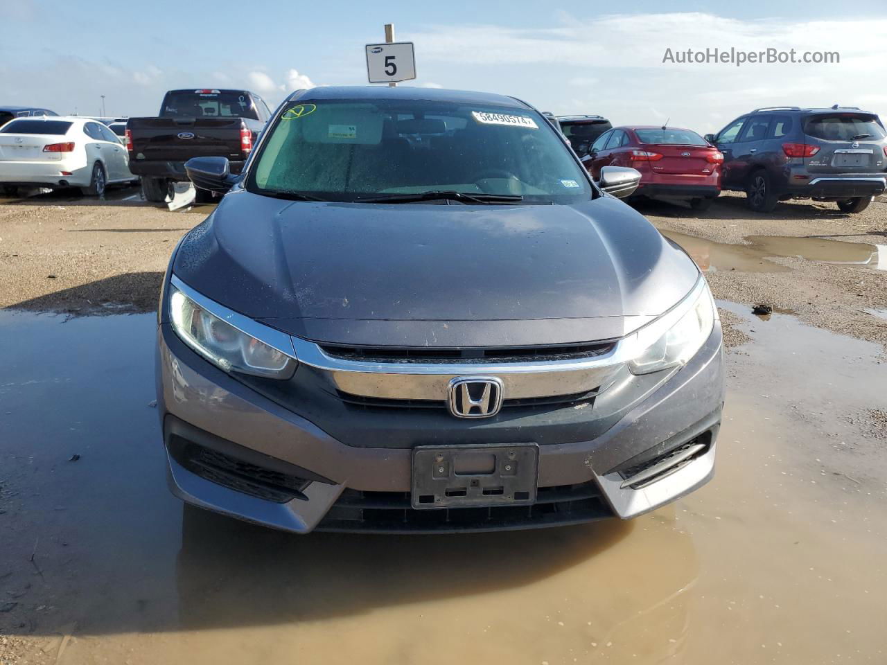 2016 Honda Civic Lx Charcoal vin: 19XFC2F53GE006909