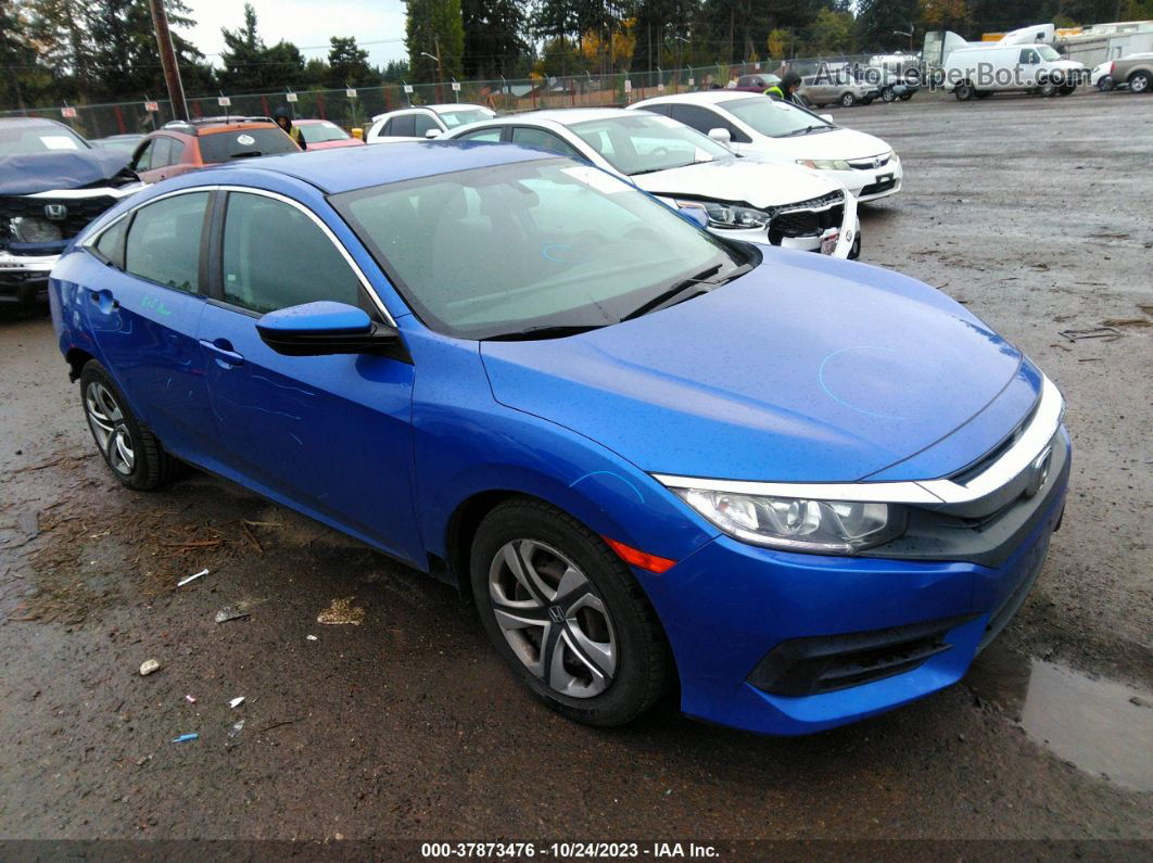 2016 Honda Civic Sedan Lx Blue vin: 19XFC2F53GE081481