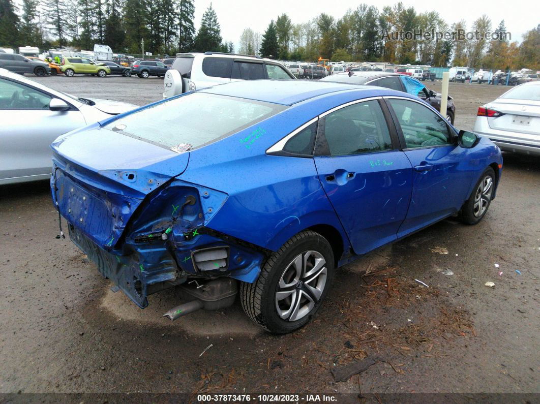 2016 Honda Civic Sedan Lx Blue vin: 19XFC2F53GE081481