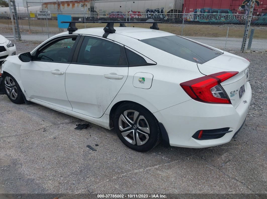 2016 Honda Civic Sedan Lx White vin: 19XFC2F53GE092304