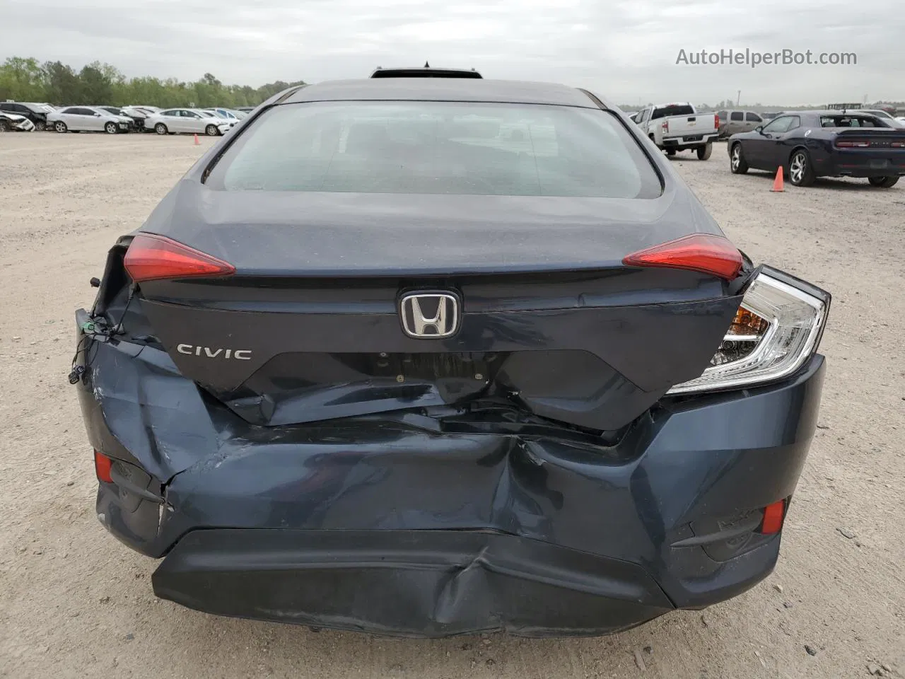 2016 Honda Civic Lx Gray vin: 19XFC2F53GE098717