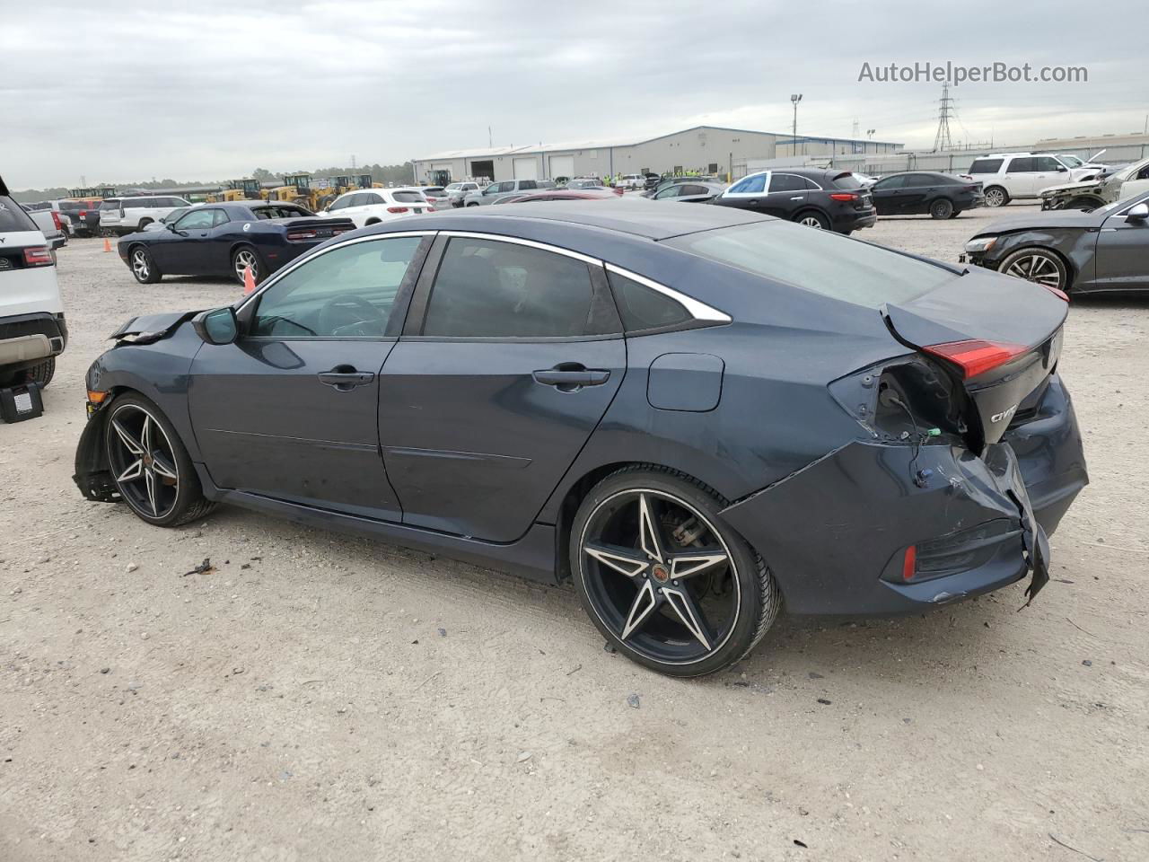 2016 Honda Civic Lx Gray vin: 19XFC2F53GE098717