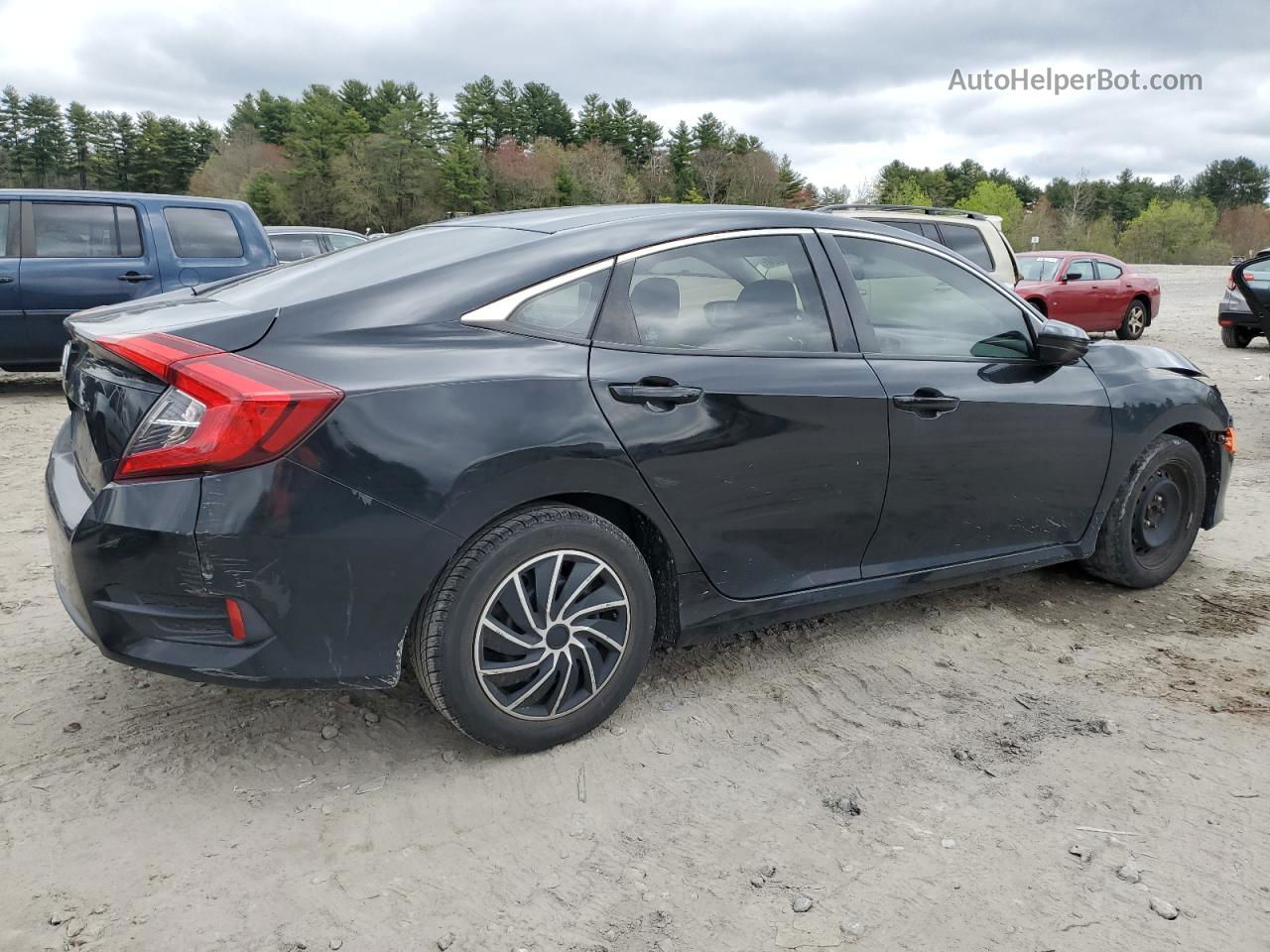 2016 Honda Civic Lx Black vin: 19XFC2F53GE211520