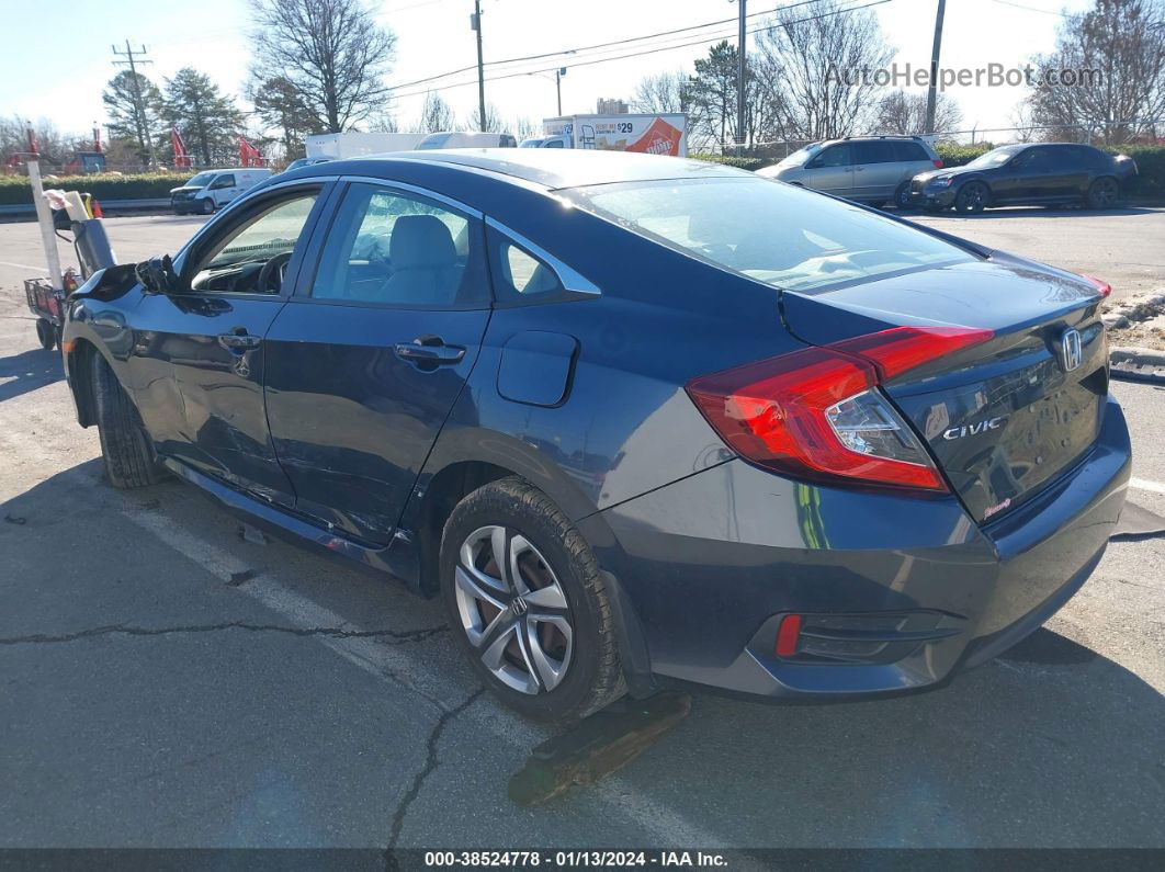 2017 Honda Civic Lx Blue vin: 19XFC2F53HE014655