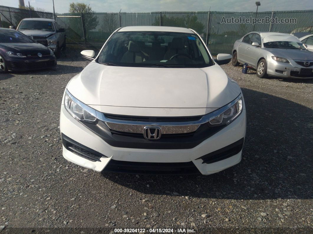 2017 Honda Civic Lx White vin: 19XFC2F53HE029057