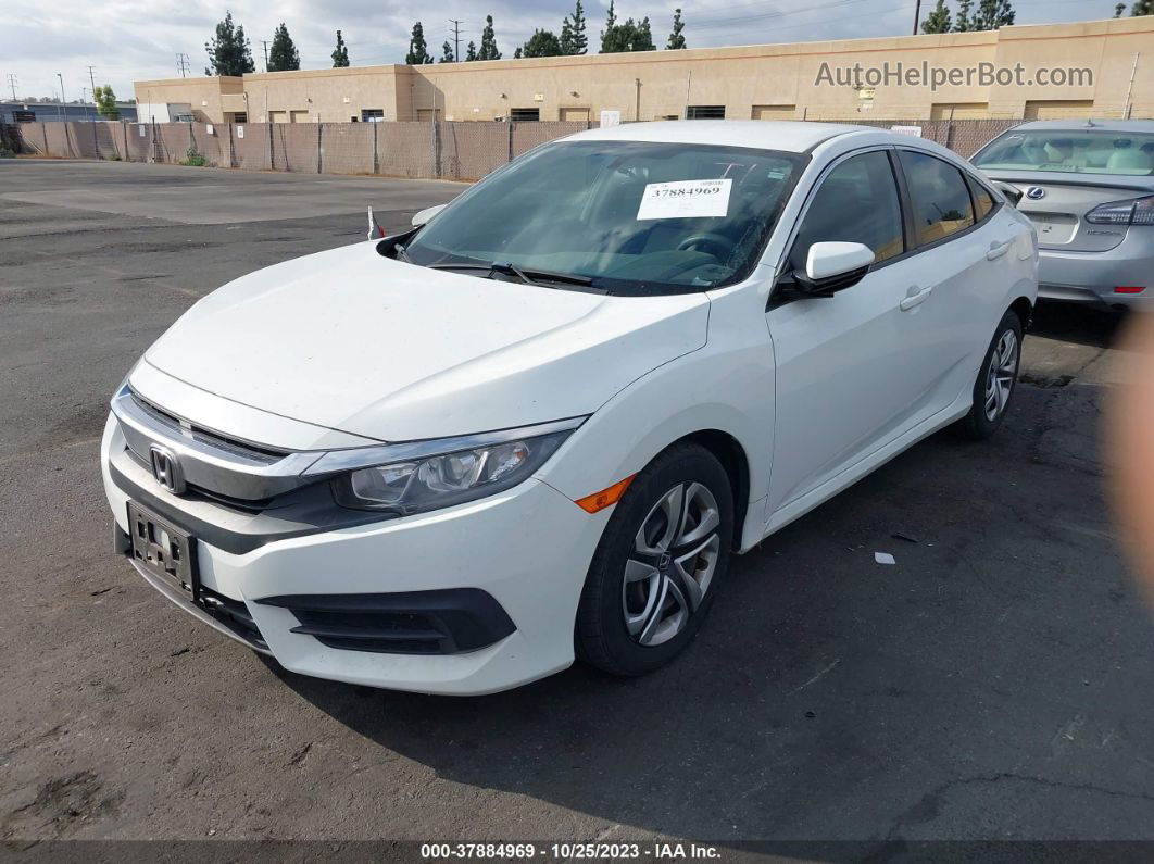 2017 Honda Civic Sedan Lx White vin: 19XFC2F53HE202253