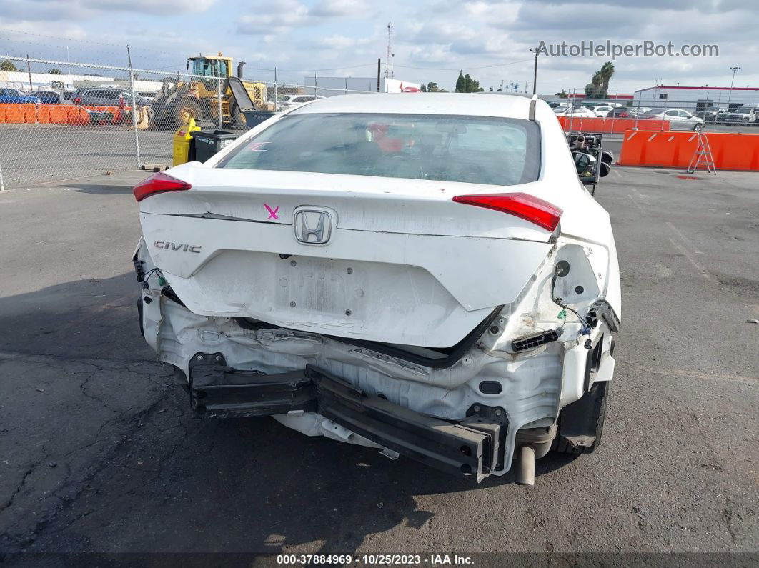 2017 Honda Civic Sedan Lx White vin: 19XFC2F53HE202253