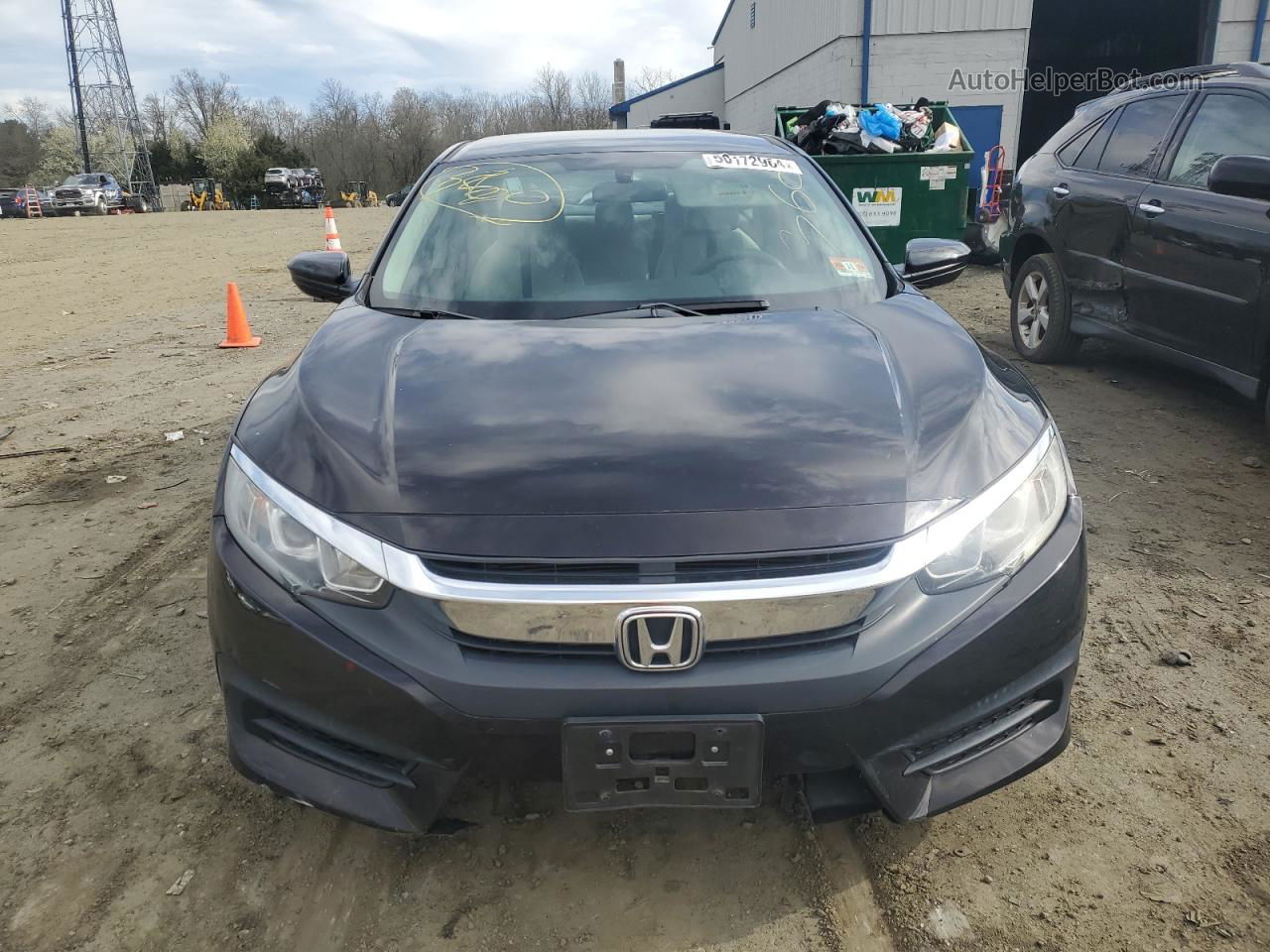 2017 Honda Civic Lx Black vin: 19XFC2F53HE226889